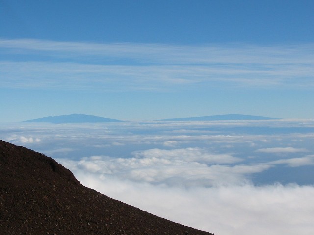 Volcanoes from Haleakala